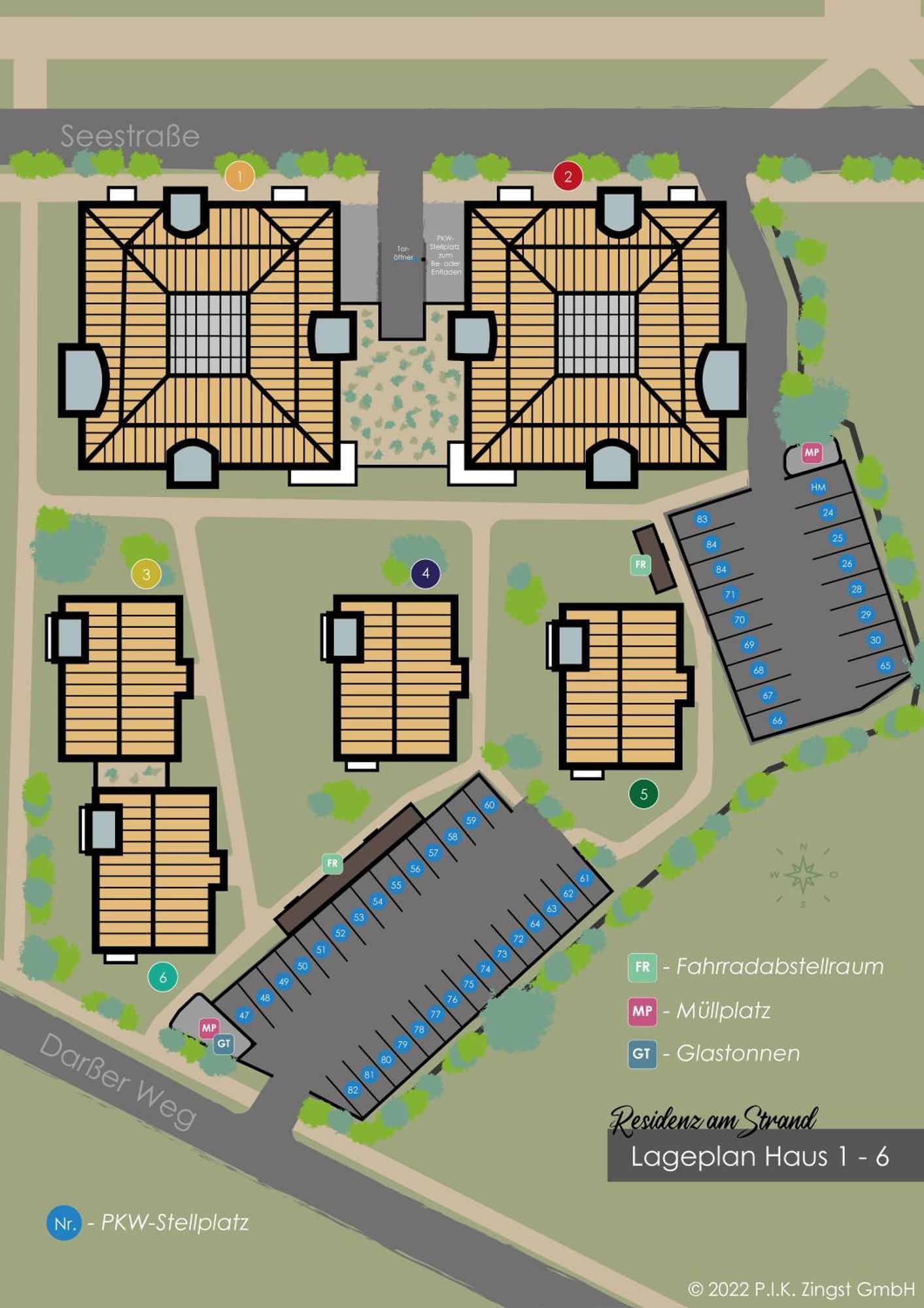 Residenz Am Strand Wohnung 4-61 Zingst Bagian luar foto